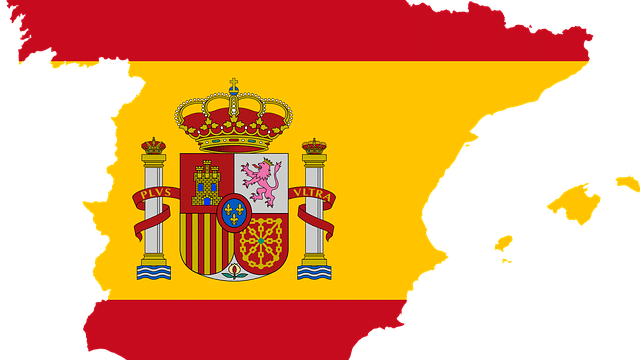 Spanien und spanisch Flagge