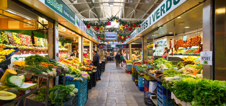 Mercat de Santa Catalina -Ein Blick in die Markthalle